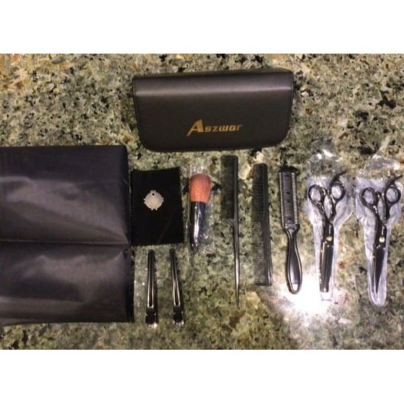 New 12 PCS Hair Cutting Scissors Kits, Hairdressing Scissors Set. - Picture 2 of 2